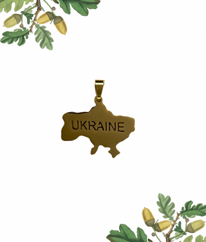 Кулон "Ukraine" Золото